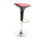 Tabouret de bar design rouge et noir VENUS