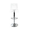 Tabouret de bar design SATURNE plexiglas transparent