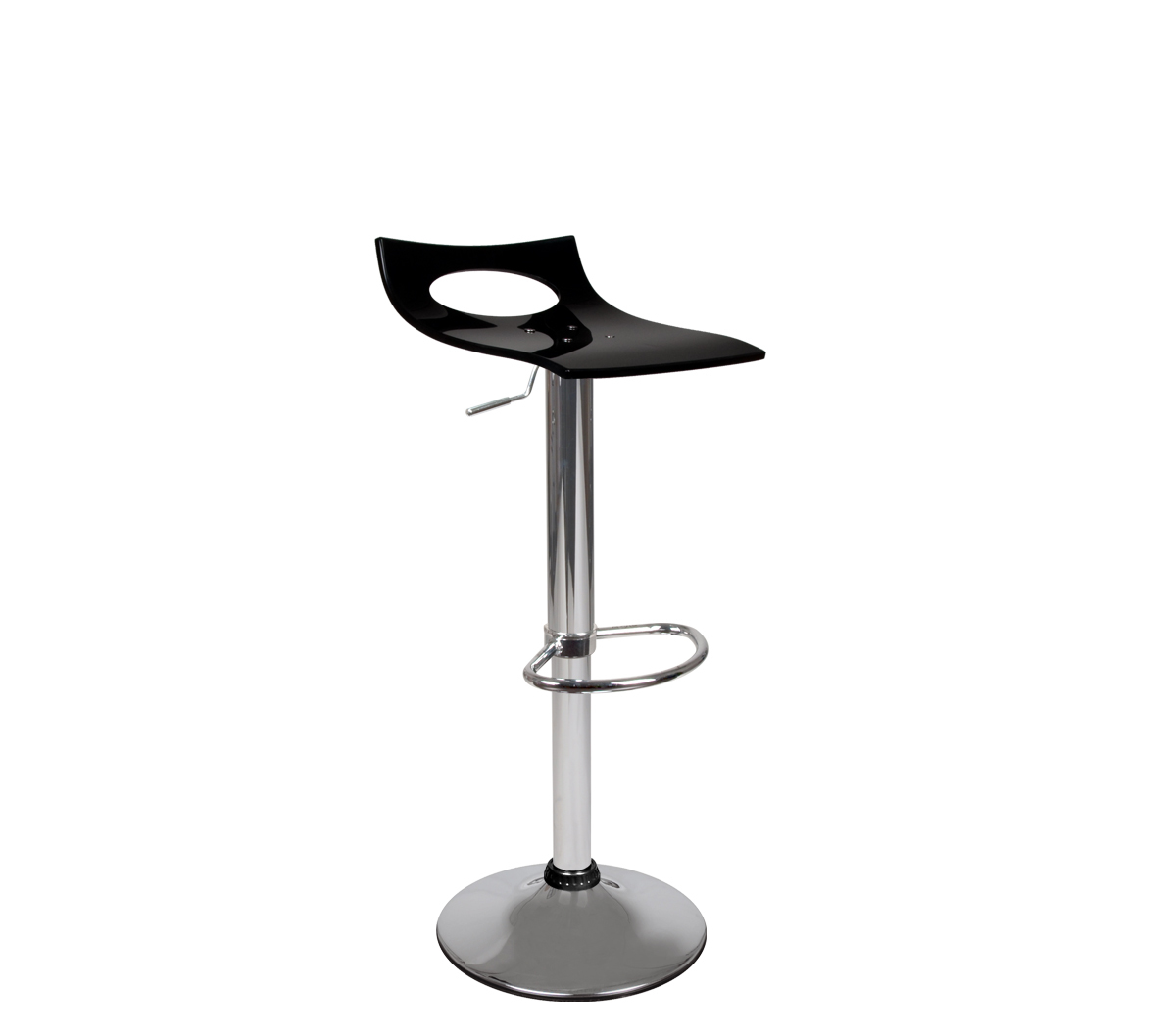 Tabouret de bar noir CALYPSO