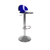 Tabouret de bar ORION plexiglas bleu image pub1