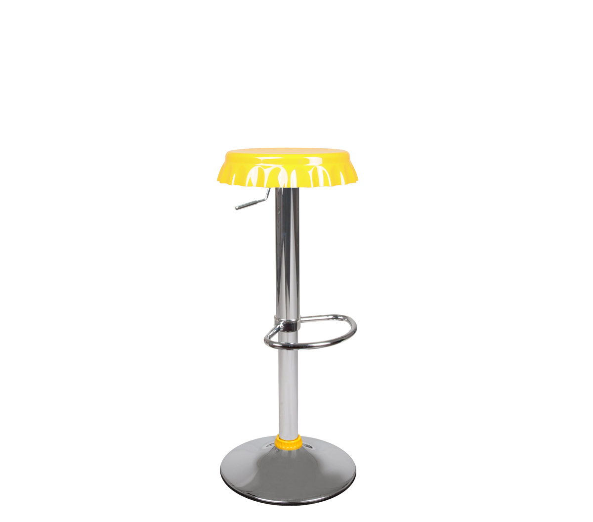 Tabouret de bar up to you jaune CAPSULE 