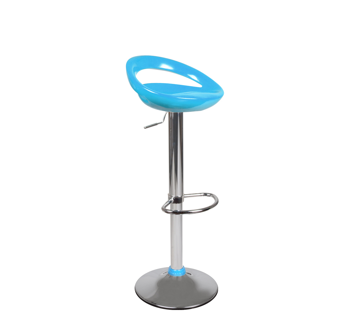 Tabouret de bar up to you laqu&eacute; bleu COMET 
