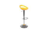 Tabouret de bar up to you laqu&eacute; jaune COMET 
