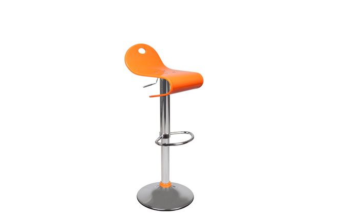 Tabouret de bar up to you transparent orange CELESTE