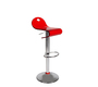 Tabouret de bar up to you transparent rouge CELESTE