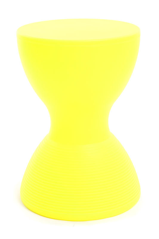 Tabouret design jaune IDA