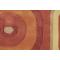 Tapis moderne orange et rouge Lys