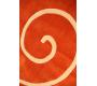 Tapis moderne Orange et rouge Volubilis