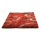 Tapis moderne rouge avec motifs Aloes