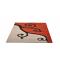 Tapis moderne rouge et gris Cl&eacute;matite