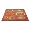 Tapis orange et rouge LYS image pub1
