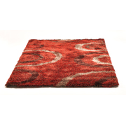 Tapis rouge avec motifs ALOES image pub1