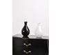 Vase design noir RASSUR