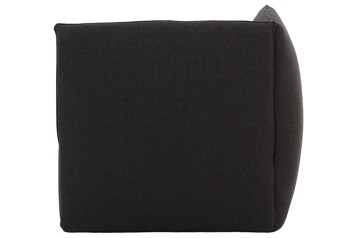 Angle de canap design tissu gris fonc MODULO
