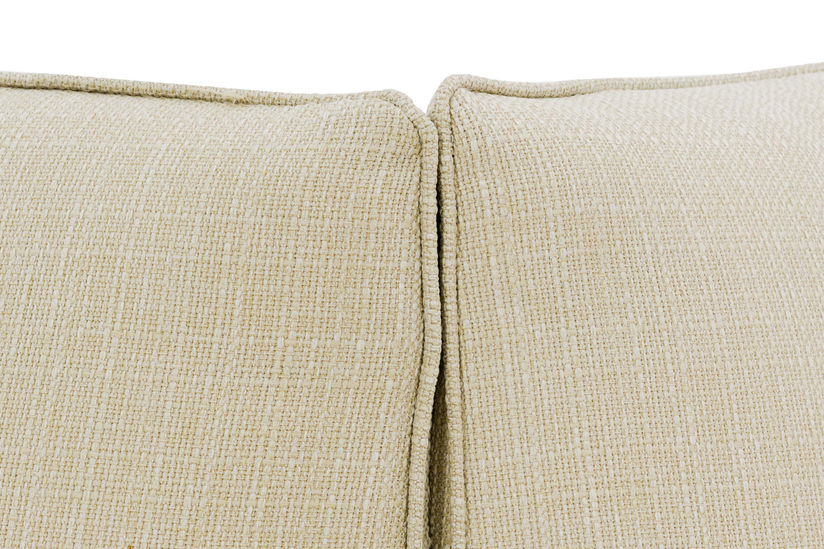 Angle de canap design tissu naturel MODULO