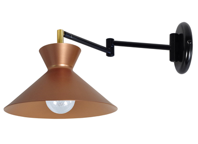 Applique murale articul&eacute;e design cuivr&eacute; LEEDS