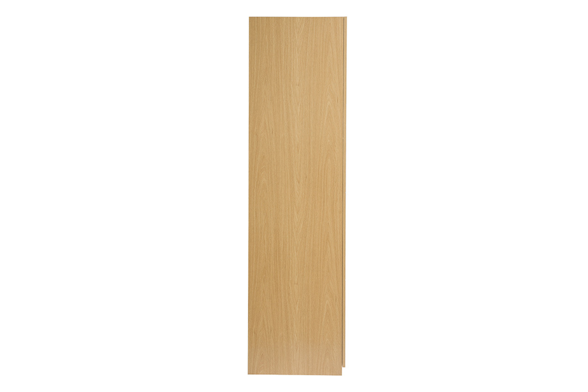 Armoire dressing avec penderie finition bois chne L90 cm GARENCE