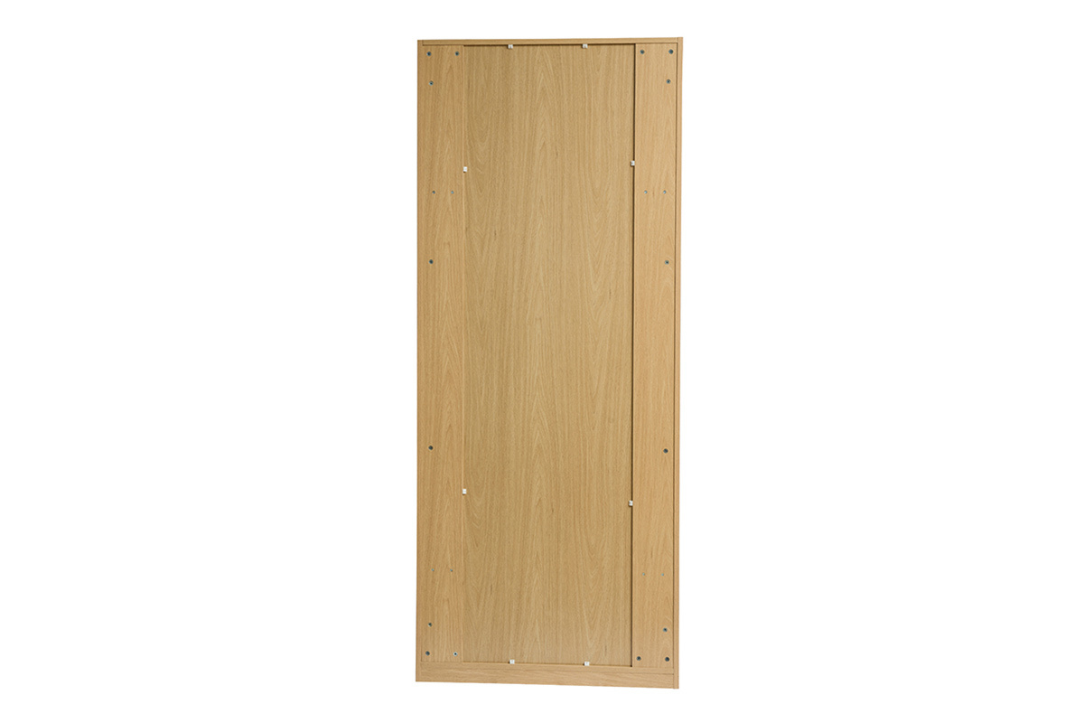 Armoire dressing avec penderie finition bois chne L90 cm GARENCE