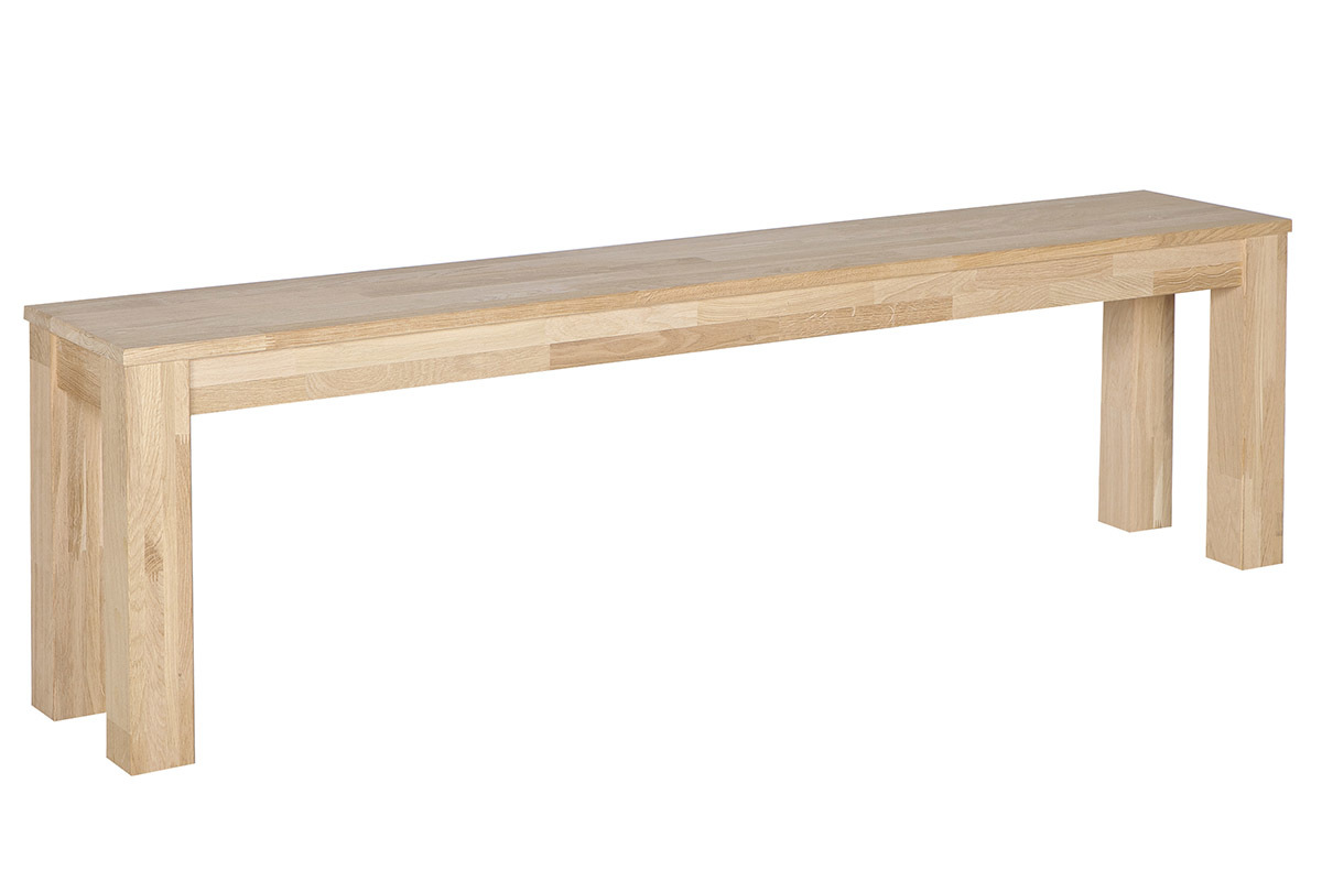 Banc en ch�ne massif 160cm LUPA