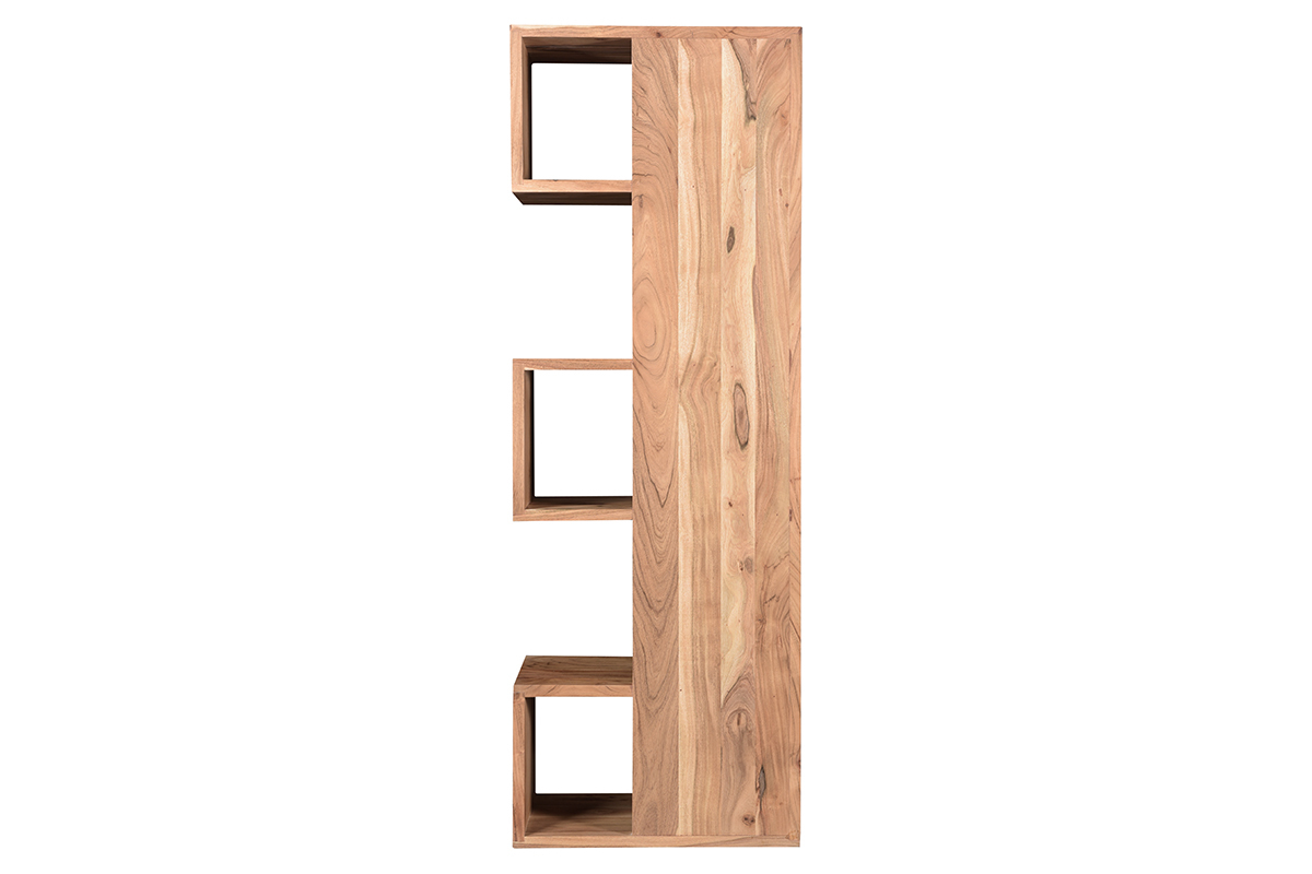 Biblioth�que design en acacia massif L60 cm CHAPMAN