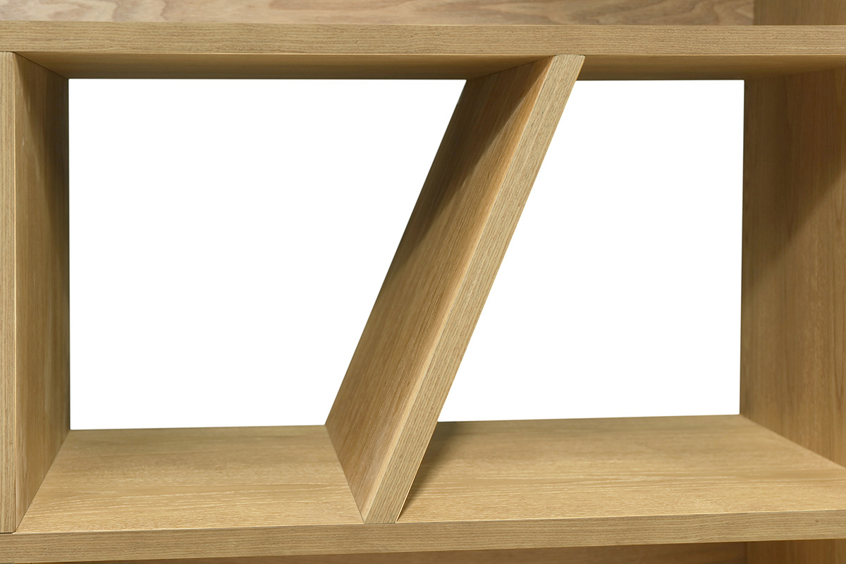 Biblioth�que design fr�ne 60 cm AZTEQUE