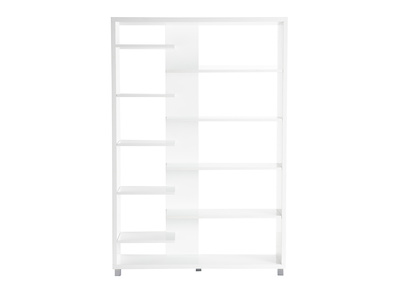 Biblioth&egrave;que design laqu&eacute;e blanche VIXY