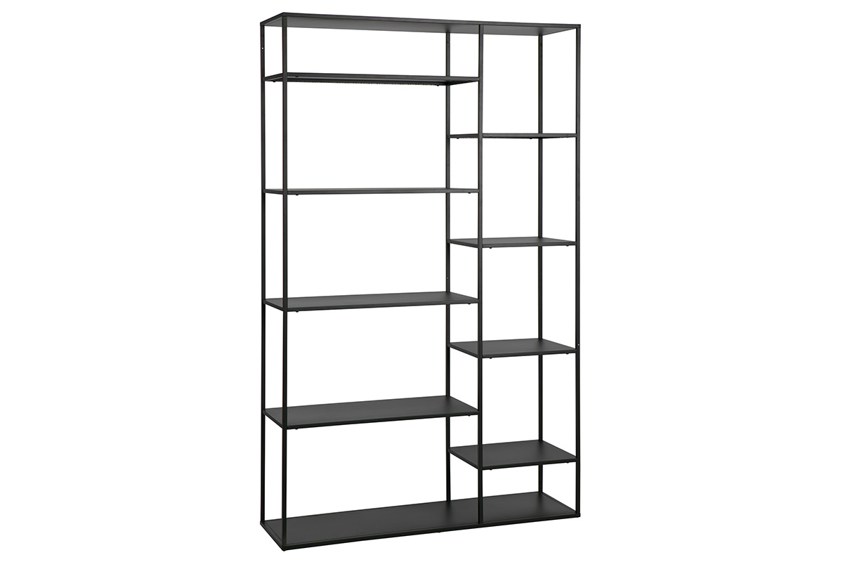 Biblioth�que design m�tal noir ZEPPELIN