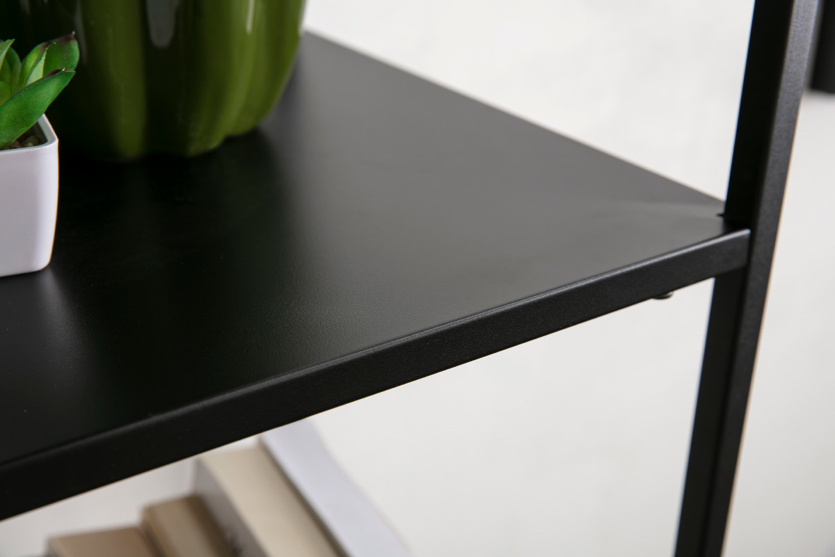 Biblioth�que design m�tal noir ZEPPELIN