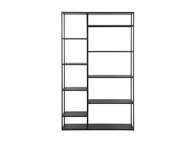 Biblioth&egrave;que design m&eacute;tal noir ZEPPELIN