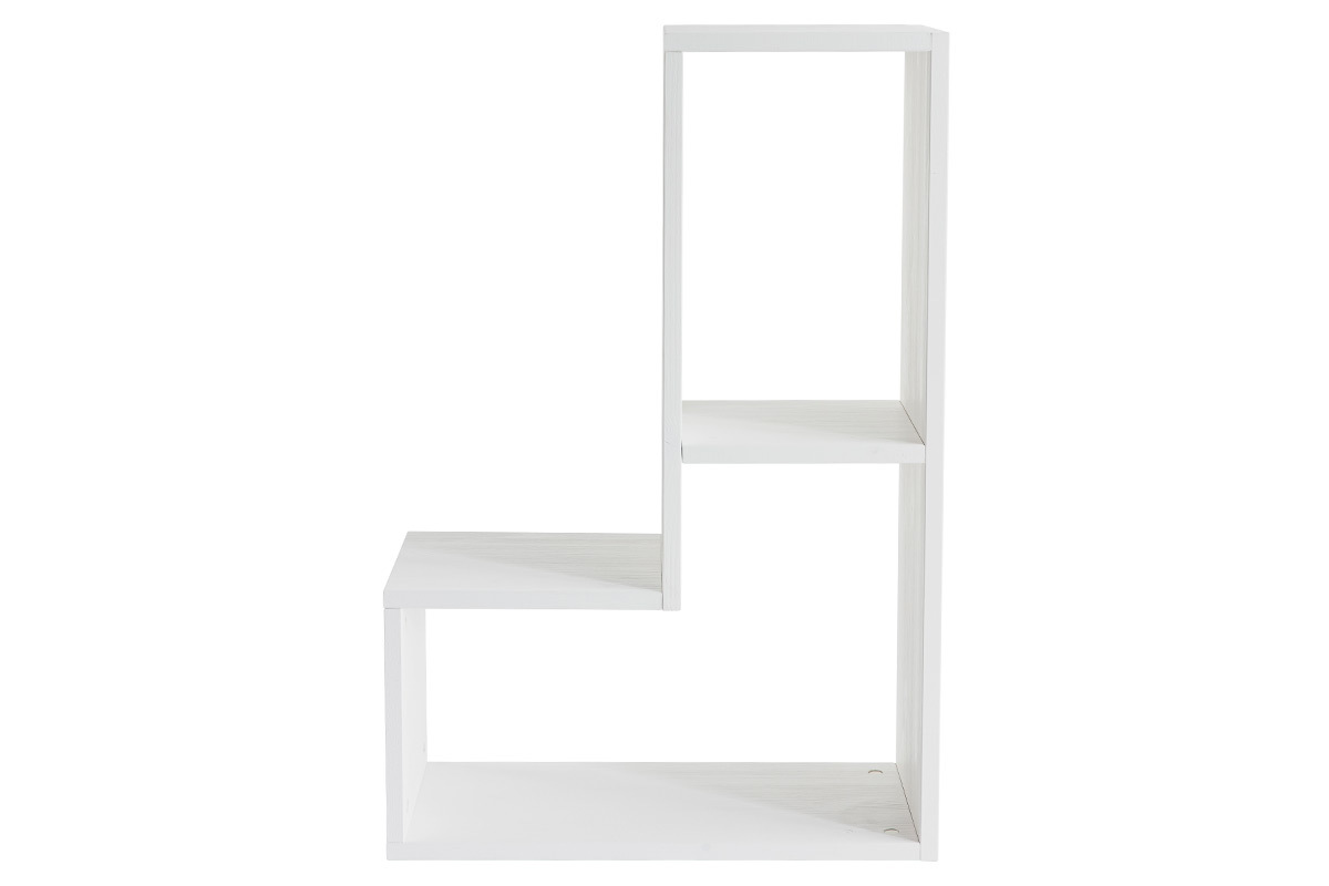 Biblioth�que �tag�re en pin blanc DETTO