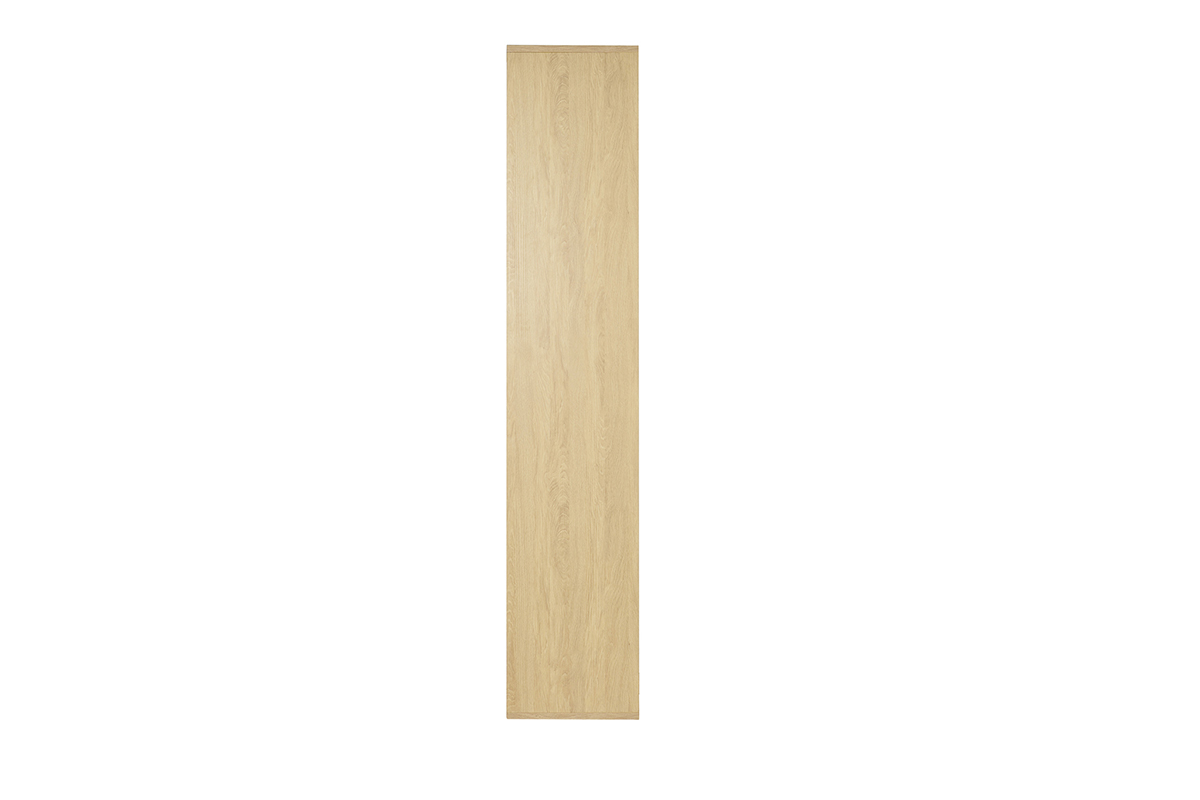 Bibliothque finition bois clair chne L92 cm NAGANO