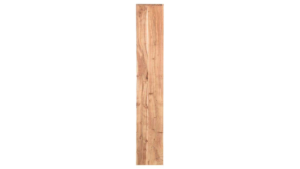 Bibliothque ouverte design en bois clair massif L80 cm CHAPMAN