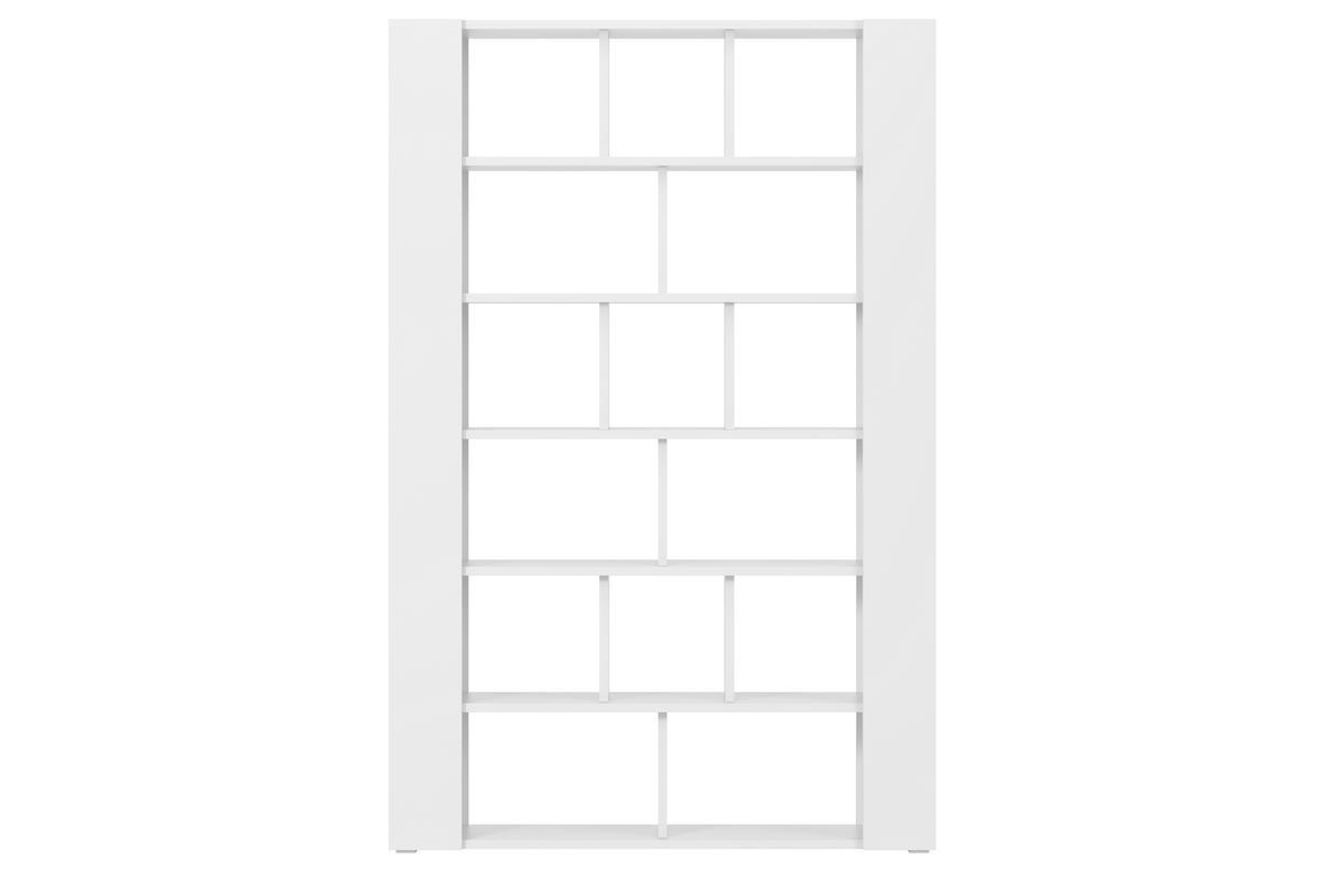Bibliothque ouverte sparateur d'espace design blanc L135 cm MUSSO