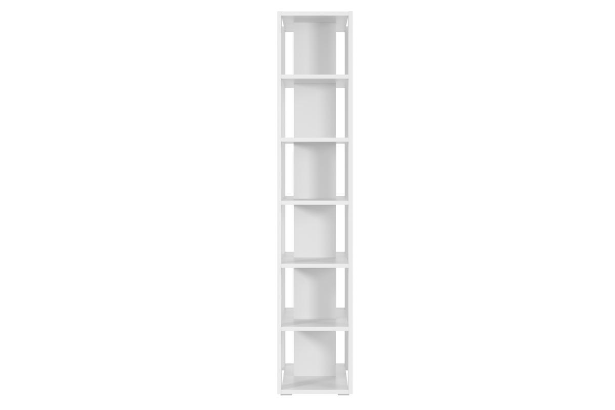 Bibliothque ouverte sparateur d'espace design blanc L135 cm MUSSO