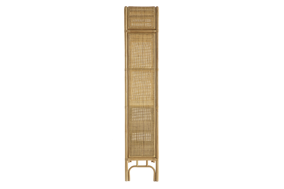 Bibliothque vintage en rotin naturel L80 cm GALON