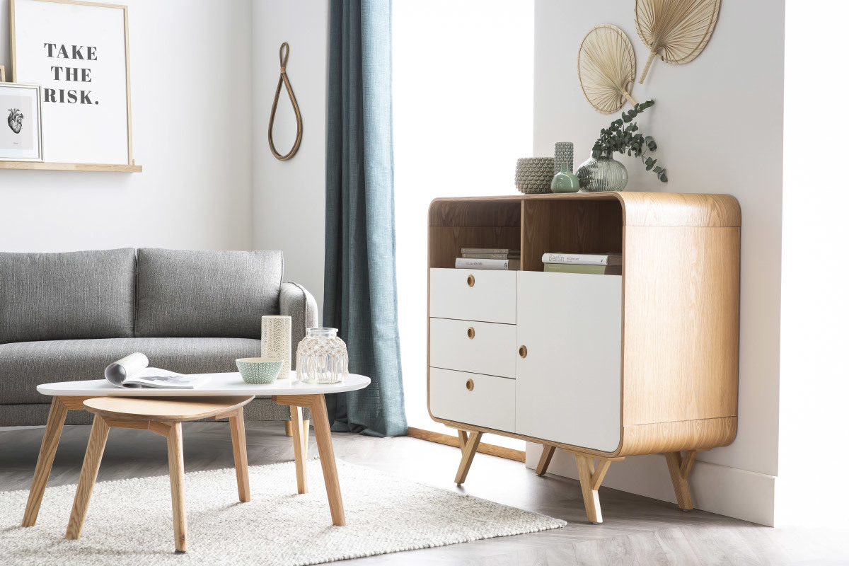 Buffet design 105 cm fr�ne KYOTO