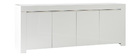 Buffet design 4 portes laqué blanc ERIA