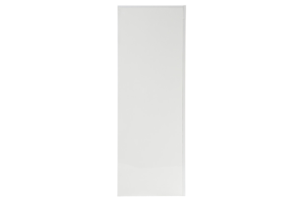 Buffet design carr 4 portes laqu blanc ERIA