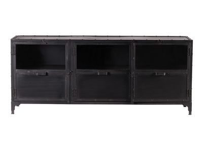 Buffet design m&eacute;tal noir FACTORY