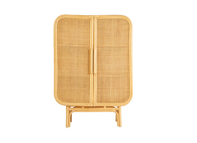 Buffet en rotin 2 portes L80 cm LUWAK