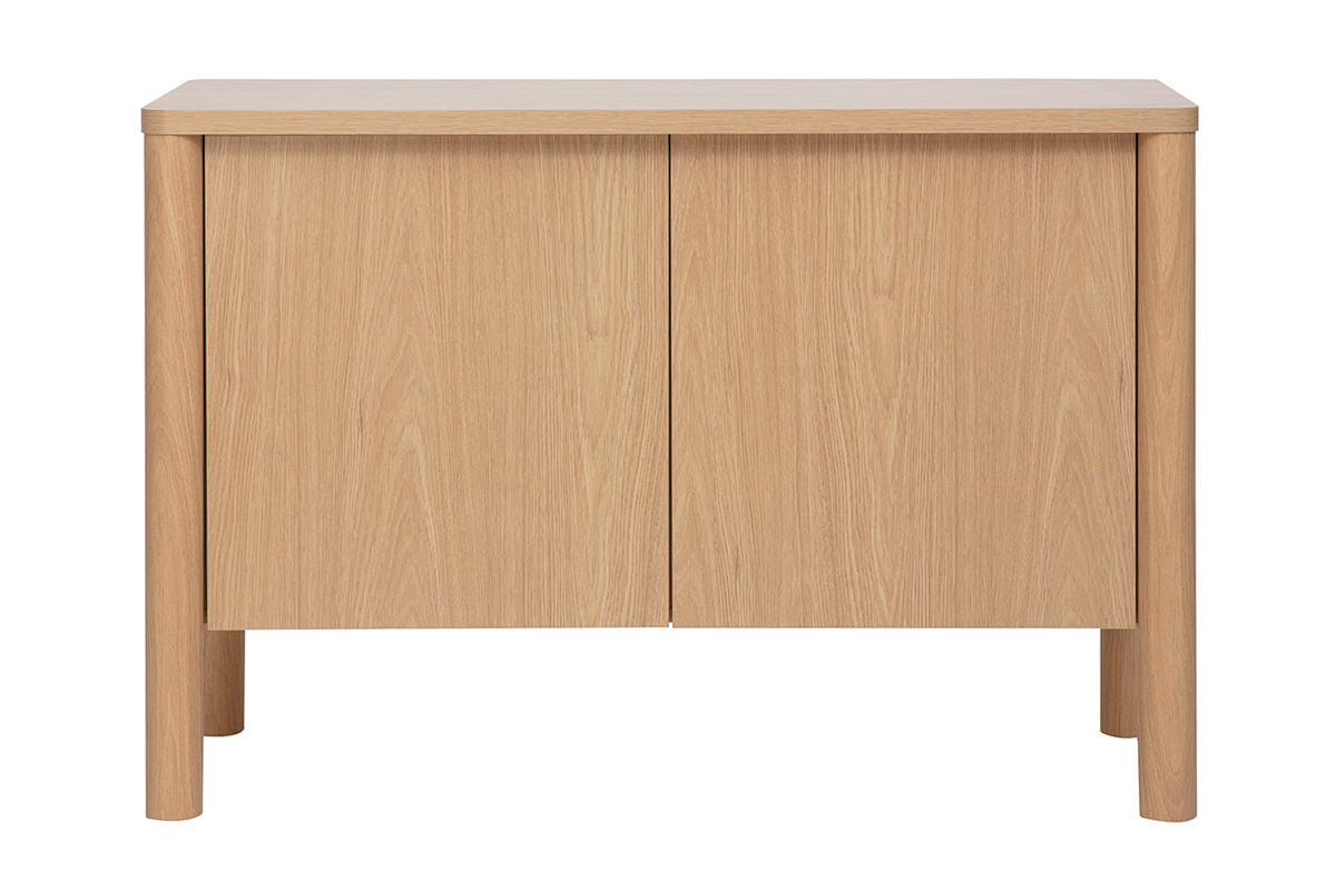 Buffet finition bois clair ch�ne 2 portes L110 cm IZZIE