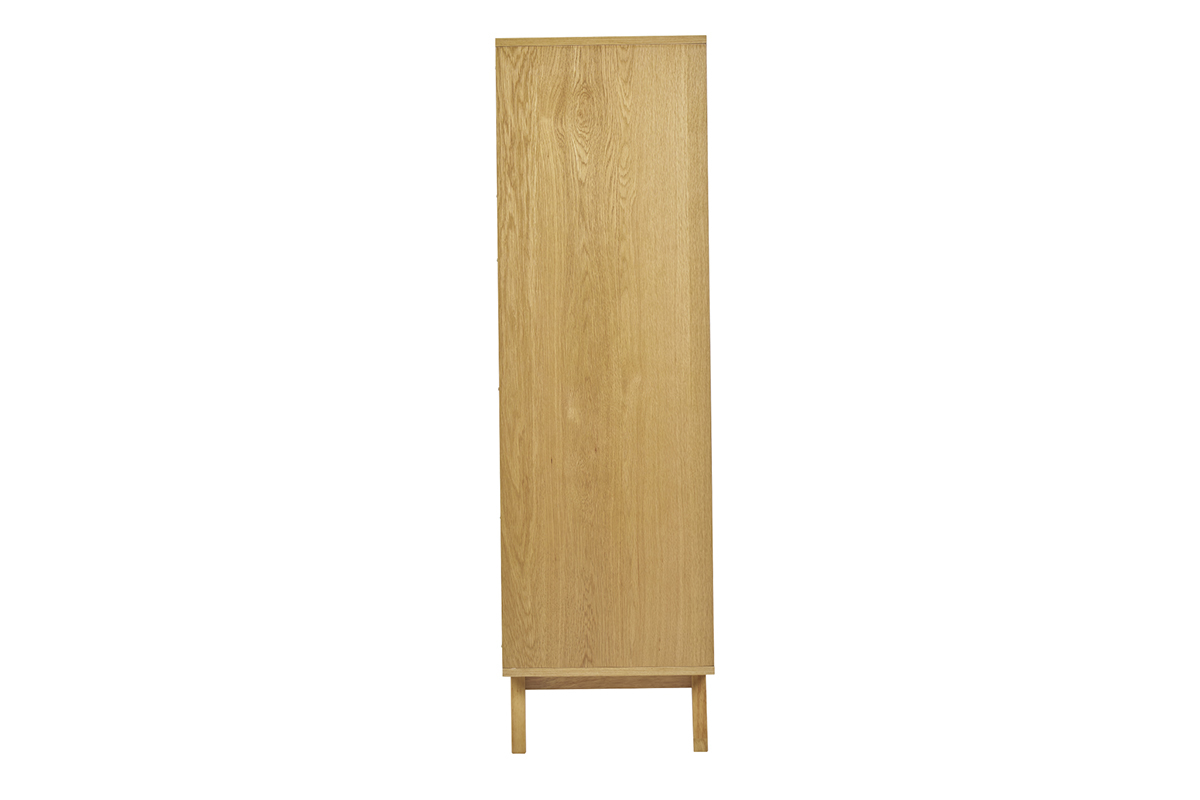 Buffet haut scandinave bois clair hva L60 cm LEENA