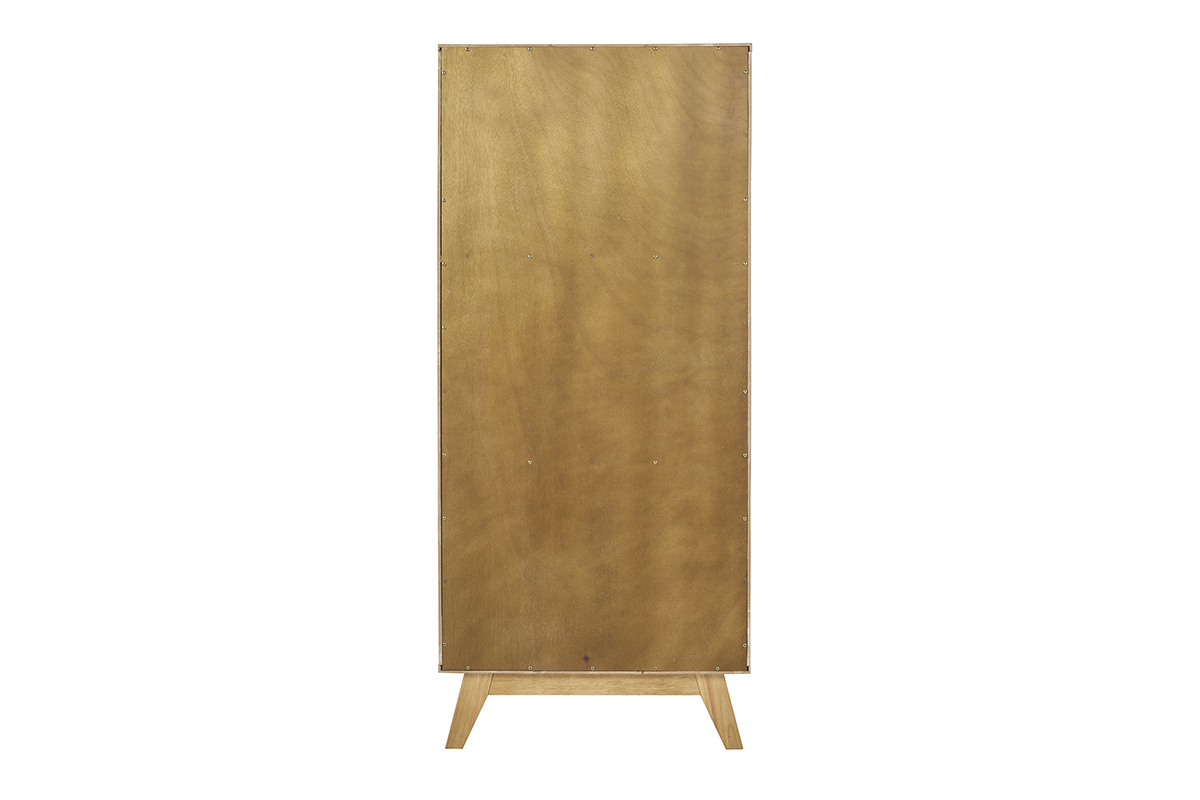 Buffet haut scandinave bois clair hva L60 cm LEENA