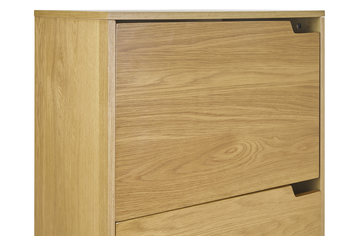 Buffet haut scandinave bois clair hva L60 cm LEENA