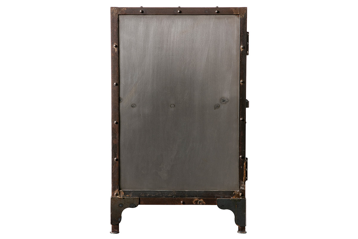 Buffet m�tal industriel 3 portes L180 cm FACTORY