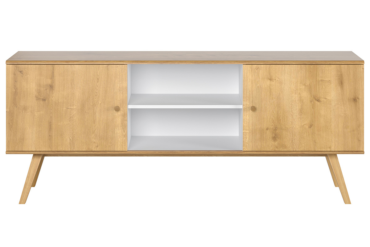 Buffet scandinave bois clair L180 cm GOLA