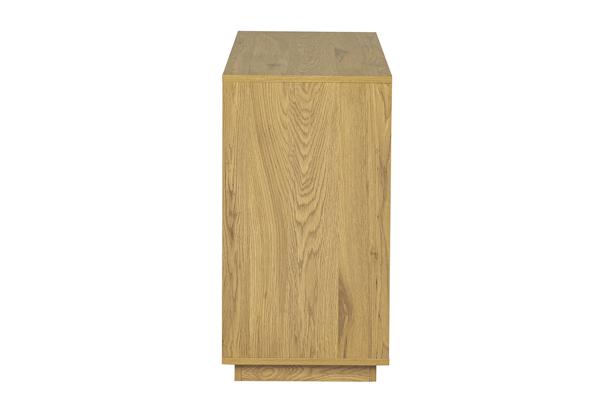 Buffet scandinave finition bois clair ch�ne 2 portes L90 cm MILLOR