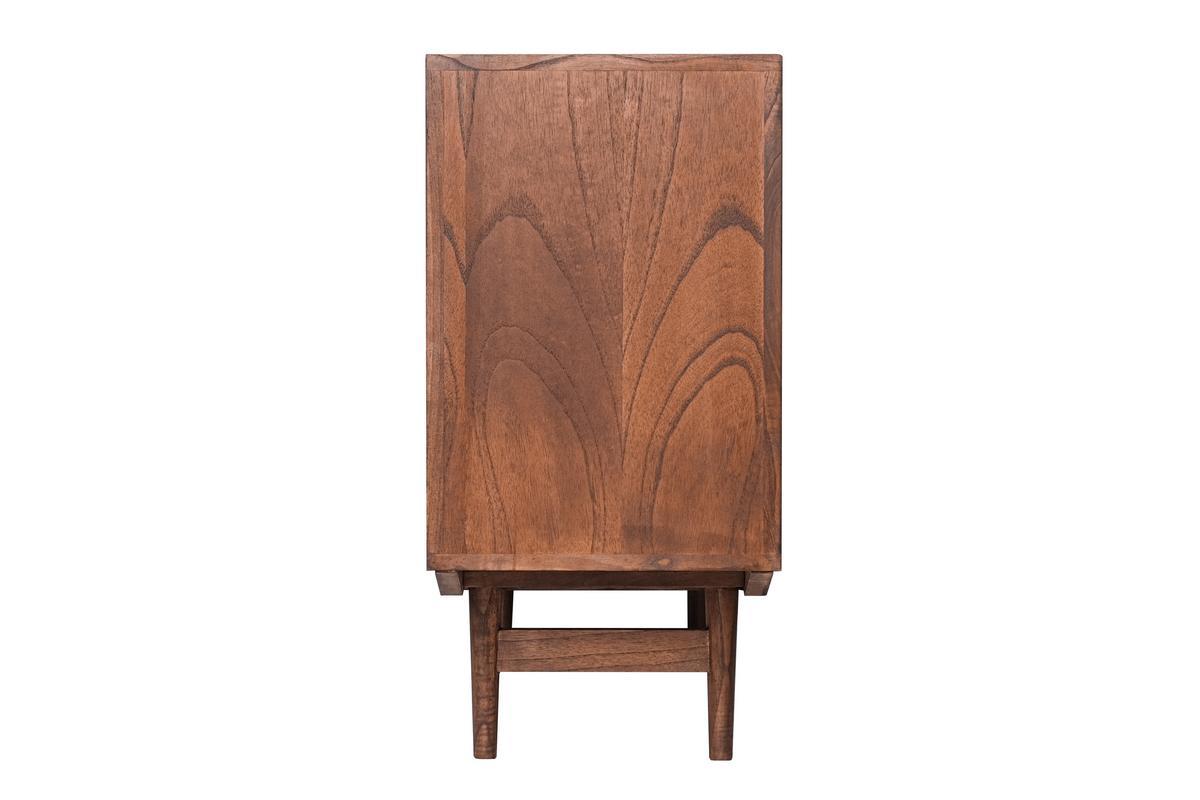 Buffet vintage en bois fonc 3 portes L160 cm SEVEN