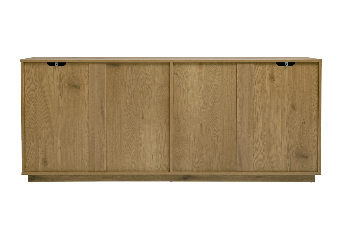 Buffet vintage finition bois ch�ne 4 portes L180 cm MILLOR
