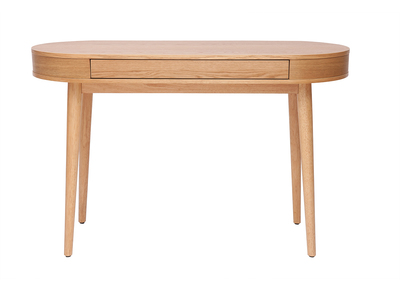Bureau avec tiroir en bois clair L120 cm JUDITH